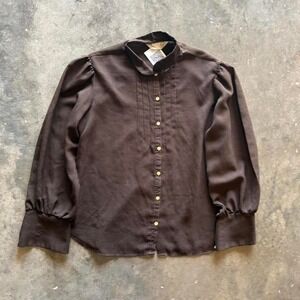 Vintage Brown button up shirt